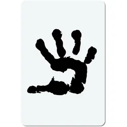 Hand | mini #06 Airbrush Schablone A6