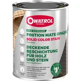 Owatrol Solid Color Stain Wetterschutzfarbe, Acryl-Decklack - 1 l