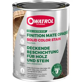 Owatrol Solid Color Stain Wetterschutzfarbe, Acryl-Decklack - 1 l