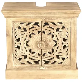 SIT Möbel Waschtischunterschrank 2 Türen 66 x 60 x 41 cm Natur