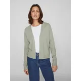 VILA VIRIL SHORT L/S KNIT CARDIGAN-NOOS Grün XS