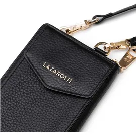 lazarotti Bologna Leather Zip Around Geldbörse Damen schwarz