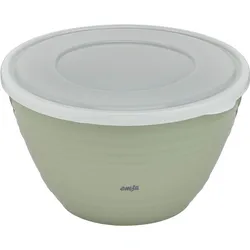Rührschüssel EMSA "Prep&Bake", grün, H:12,6cm Ø:22cm, Kunststoff, Schüsseln, mit konservierendem Deckel, rutschfester Boden, Ausgießlippe