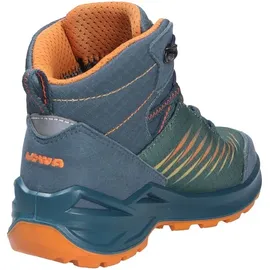 Lowa ZIRROX II GTX MID JR PETROL/MANGO 37 - blau