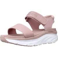 SKECHERS Dlux Walker New Block Outdoor Sandals, Blush Mesh,