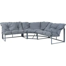 casa.pro Karg Loungeset dunkelgrau