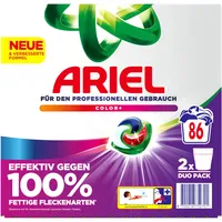 Ariel Professional All-in-1-Pods Waschkapseln Color+, bekämpft alle Arten von Fettflecken, für den professionellen Gebrauch