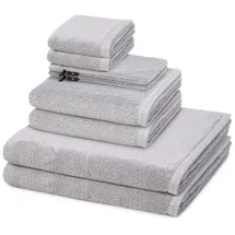 VOSSEN Vegan Life Handtuchset 8-tlg. grau