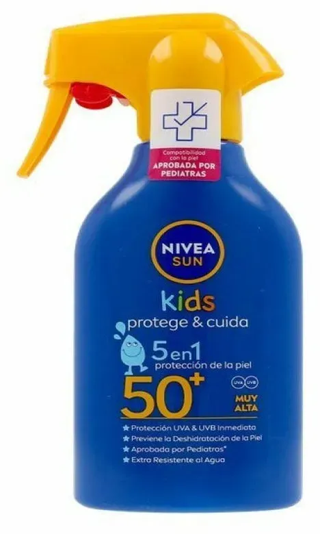 Kinder-Sonnenschutzspray Nivea Sun Niños Protege Cuida Spf 50 270 ml