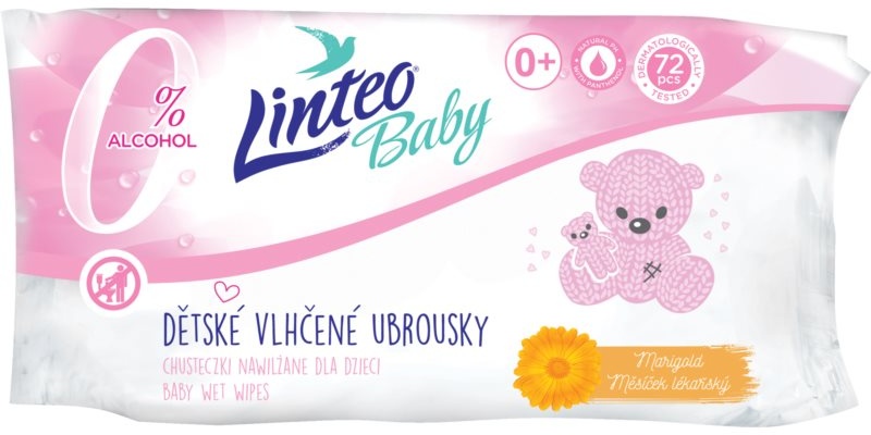 Linteo Baby Feuchttücher mit Ringelblume 72 St.