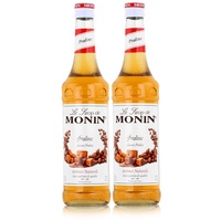 Monin Sirup Praline 700ml - Kaffeesirup Cocktailsirup (2er Pack)