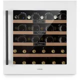 Klarstein Vinsider 36 Built-In Uno Einbau-Weinkühlschrank 36 Flaschen 92 Ltr Edelstahl Weiß