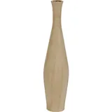 Décopatch Pappmaché, braun, Freesiavase 29,5cm, wasserdicht - Kartonbraun
