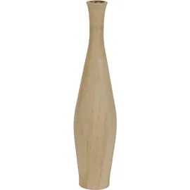 Décopatch Pappmaché, braun, Freesiavase 29,5cm, wasserdicht - Kartonbraun