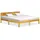 vidaXL Massivholzbett 180 x 200 cm Braun