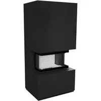 Kratki Kamineinsatz NBC 7kW Modular Zimbabwe Nero - schwarz