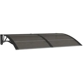 vidaXL Türvordach 150 x 100 cm braun/schwarz 153573