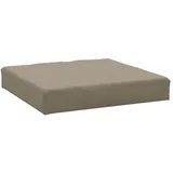 vidaXL Palettenkissen Taupe 60x60x9,5 cm Oxford-Gewebe