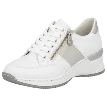 Rieker Sneaker Low Silber/Weiß Damen 40