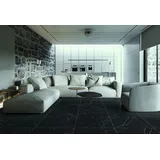 Euro Stone Bodenfliese Feinsteinzeug Rud Black schwarz 60 x 120 cm