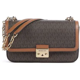 Michael Kors Tribeca Large Schultertasche Kunstleder Brown