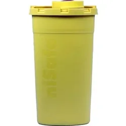 KANÜLENEIMER 0,2 l gelb für unterwegs 1 St