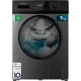 Cecotec - Waschmaschine 7Kg Frontlader Bolero Dresscode 7410 Inverter Steel a. 1850W, 1200 rpm einstellbar, 16 Programme, Inverter Plus Motor,