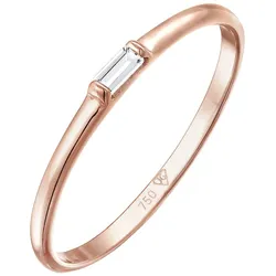 Elli PREMIUM Liebe Zart Edel Geo Topas 750 Roségold Ringe   Damen