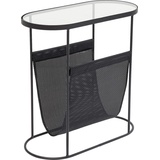 Kare Beistelltisch 83671 Mesh Journal schwarz 53 x 25 cm