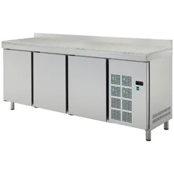 Kühler pastry-tisch granitarbeitsplatte 3 türen - 1730x800x850 mm - 300 W 230/1V - 7M242170 Eurast