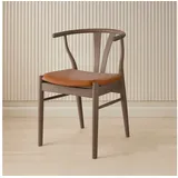 Hammel Furniture Stuhl Freja, Esszimmerstuhl, Wohnzimmerstuhl, Massivholz, gepolsterte Sitzfläche, versch. Farbvarianten braun