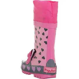 Playshoes Gummistiefel Katze rosa 32