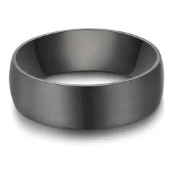 True Rebels Ring aus Edelstahl in Gunmetal Herrenschmuck   Herren