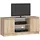 abamihome Akord TV-Lowboard 55 x 120 x 40 cm Braun Holz