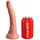 King Cock Elite Naturdildo „7“ Dual Density Silicone Cock“ mit extra starkem Saugfuß, hautfarben hell