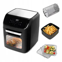 huslog Heißluftfritteuse 12L 1800W schwarz