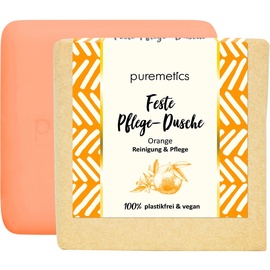 puremetics Feste Pflege-Dusche Orange Seife 60 g Damen