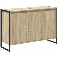 VidaXL Badezimmerschrank mit Tür Sonoma 90 x 30 x