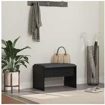 vidaXL Sitzbank Flurbank Schwarz 63 x 38 x 40 cm