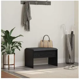vidaXL Sitzbank Flurbank Schwarz 63 x 38 x 40 cm