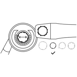Bosch PRO Absaughaube Winkelschleifer Keyless Small