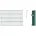 Alberts Doppelstabmattenzaun Set 16-tlg 0 8 14 m