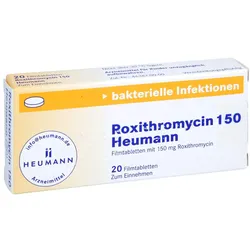 Roxithromycin 150 Heumann Filmtabletten 20 St