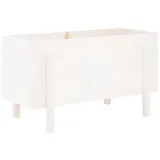 vidaXL Hochbeet 101 x 50 x 57 cm Weiß