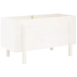 vidaXL Hochbeet 101 x 50 x 57 cm Weiß