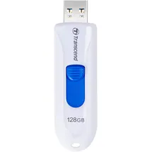 Transcend 128GB JetFlash 790 USB 3.1 Flash Drive (TS128GJF790W), white