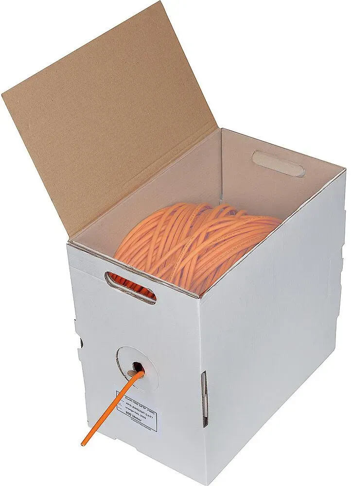 Datenleitung Duplex in Box a 100 Meter STO 2X4X2X AWG 23 PiMF FRNC OR