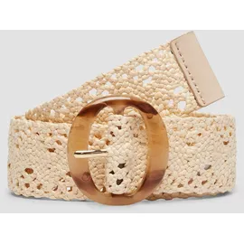 s.Oliver Textilgürtel Polyester beige 80 cm