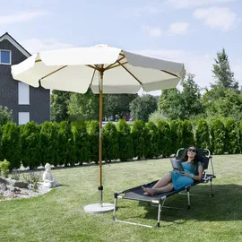 Sekey Sonnenschirm Ø 300 cm Weiß