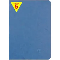 Clairefontaine 5x Age Bag, Notizbuch geheftet, DIN A5 48